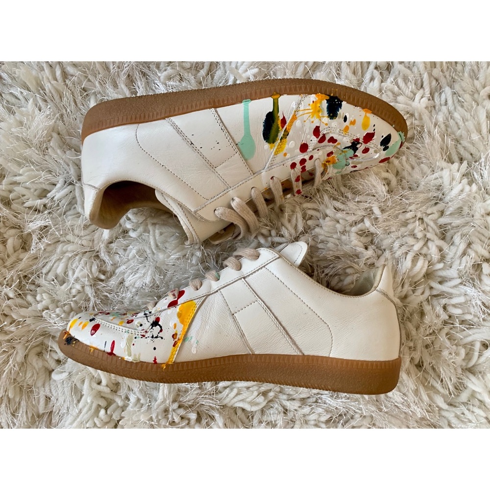 MAISON MARGIELA PAINT SPLATTER RELICA SNEAKERS